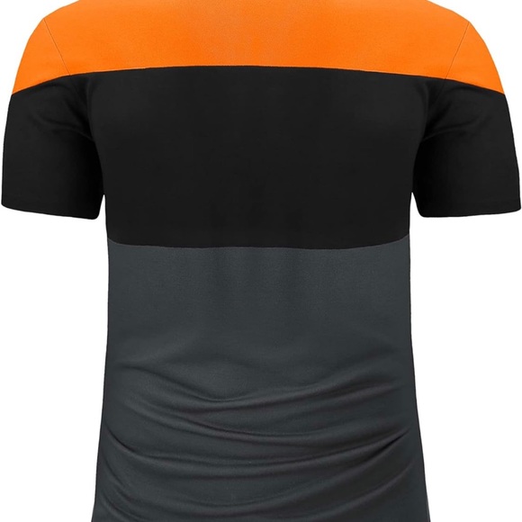 V VALANCH Mens Polo Shirt Short Sleeve Golf Shirt for Men Casual - Picture 2 of 5